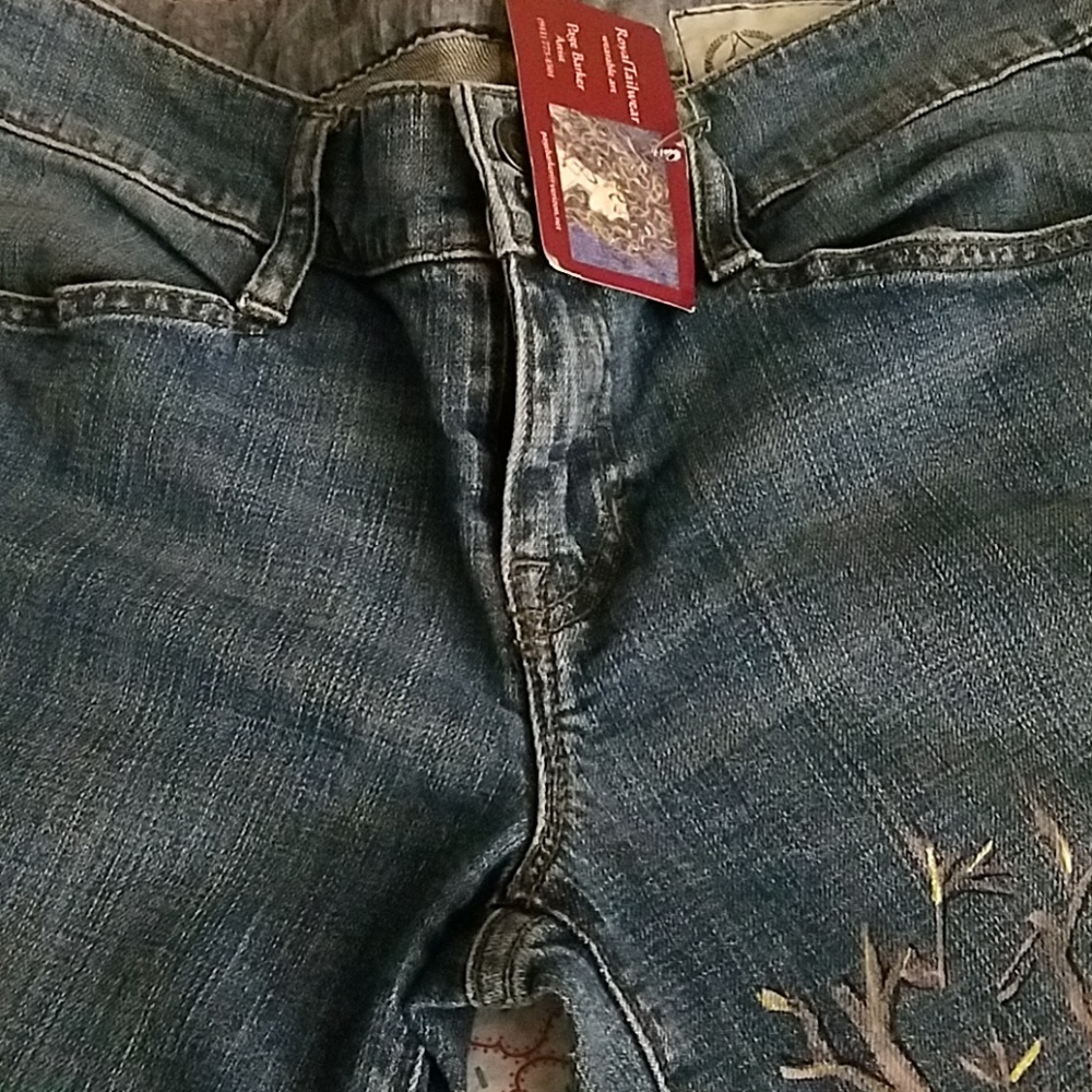 Custom Painted Mermaid Jeans - Picture 6 of 6